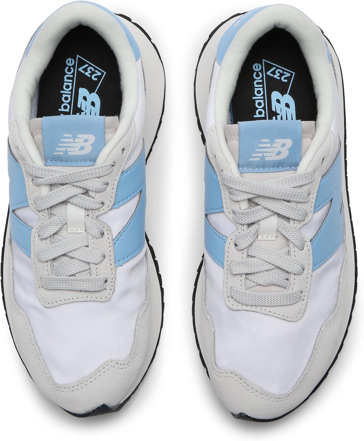 image:imageNew Balance Womens 237 V1 Sneaker Casual ShoesGrey MatterBlue HazeWhite