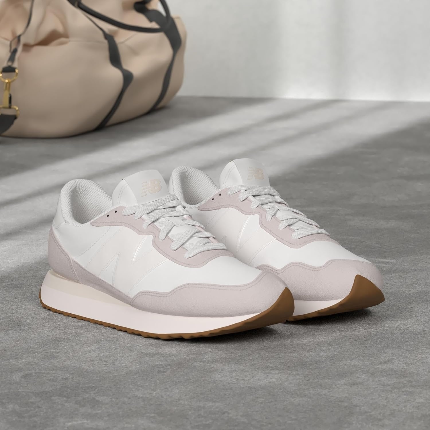 image:imageNew Balance Womens 237 V1 Sneaker Casual ShoesNimbus CloudWhiteMoonbeam
