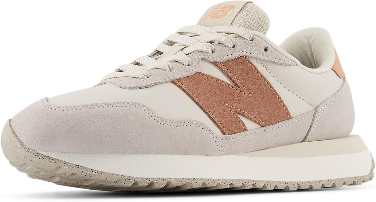 image:imageNew Balance Womens 237 V1 Sneaker Casual ShoesWhitePink