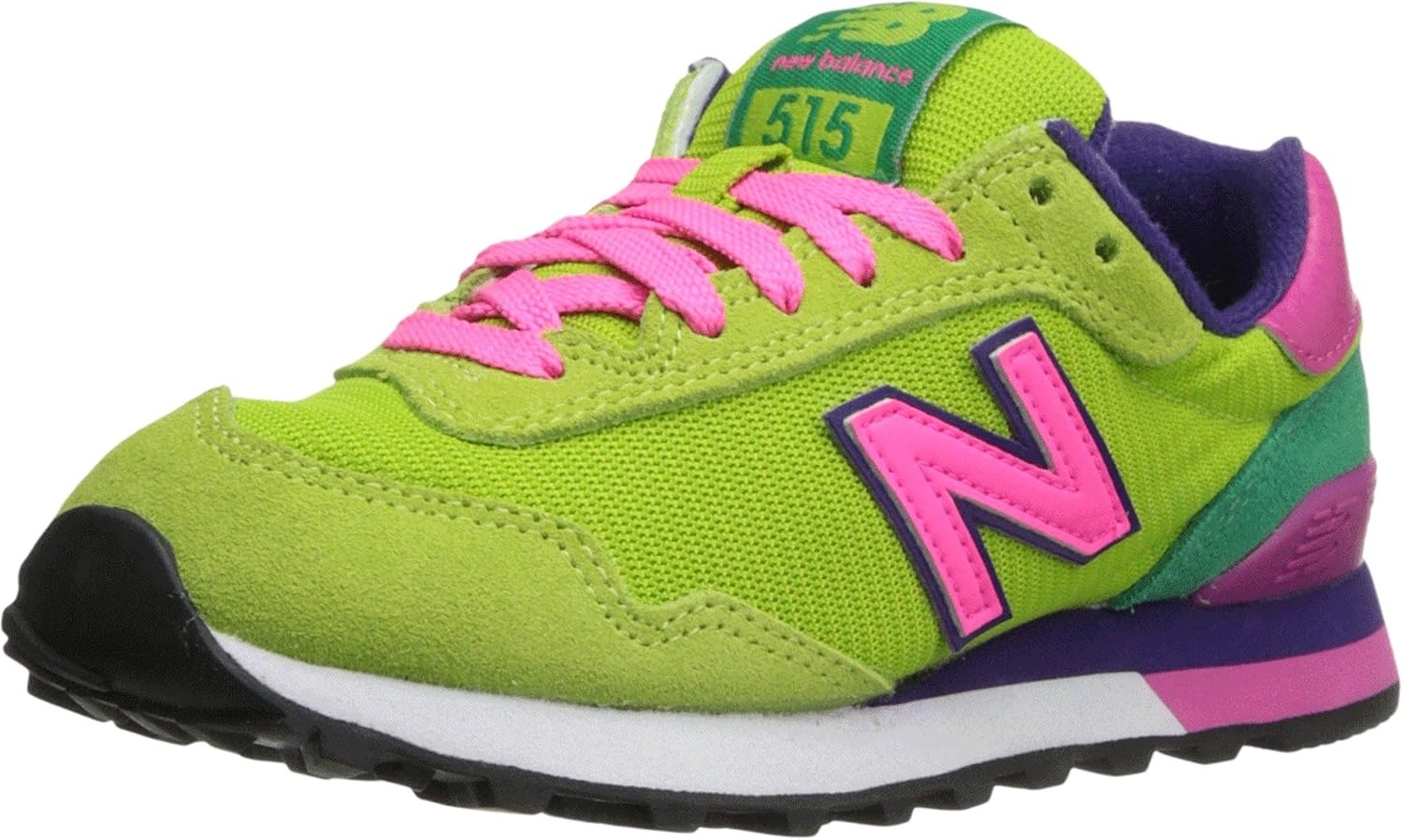 image:imageNew Balance Womens 515 V1 Classic SneakerSneaker Casual ShoesGreenPink
