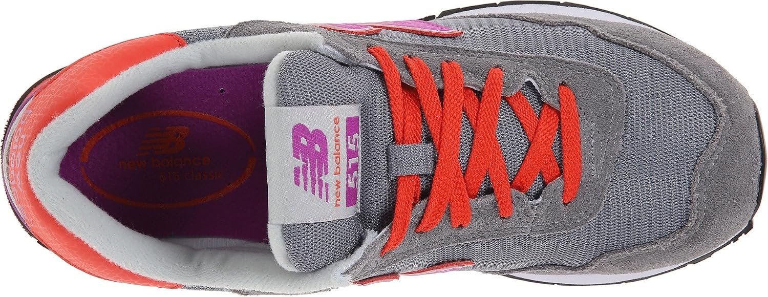 image:imageNew Balance Womens 515 V1 Classic SneakerSneaker Casual ShoesGreyPurpleOrange