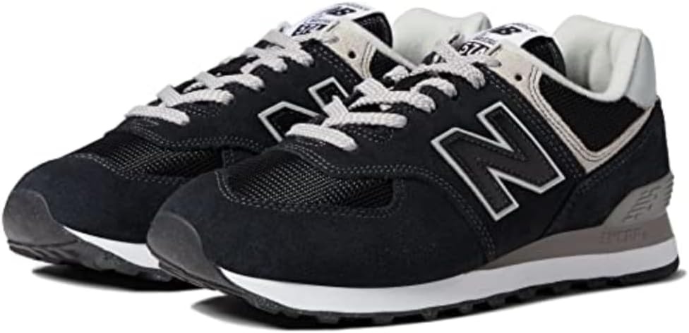 image:imageNew Balance Womens 574 Core SneakerBlackWhite