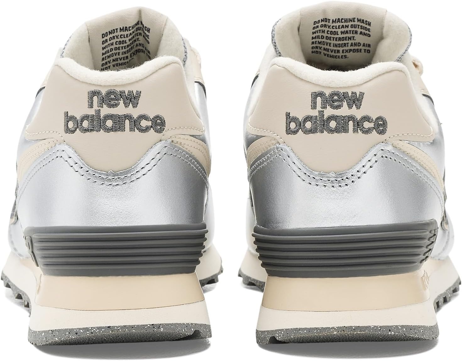 image:imageNew Balance Womens 574 ShoesMetallic SilverArtic Grey