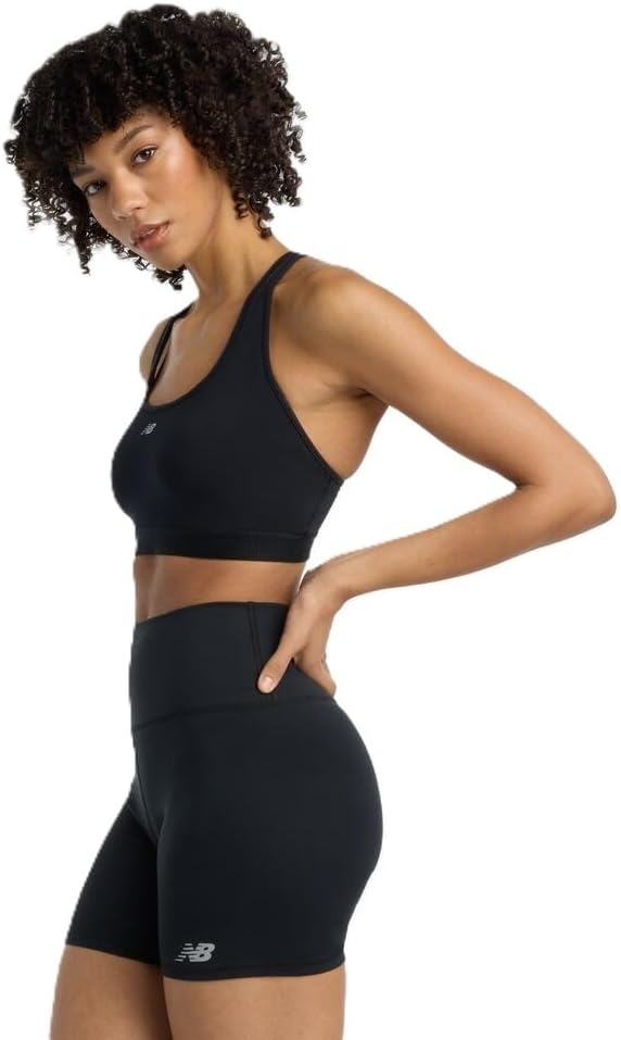 image:imageNew Balance Womens NB Essential Run BraBlackBlack