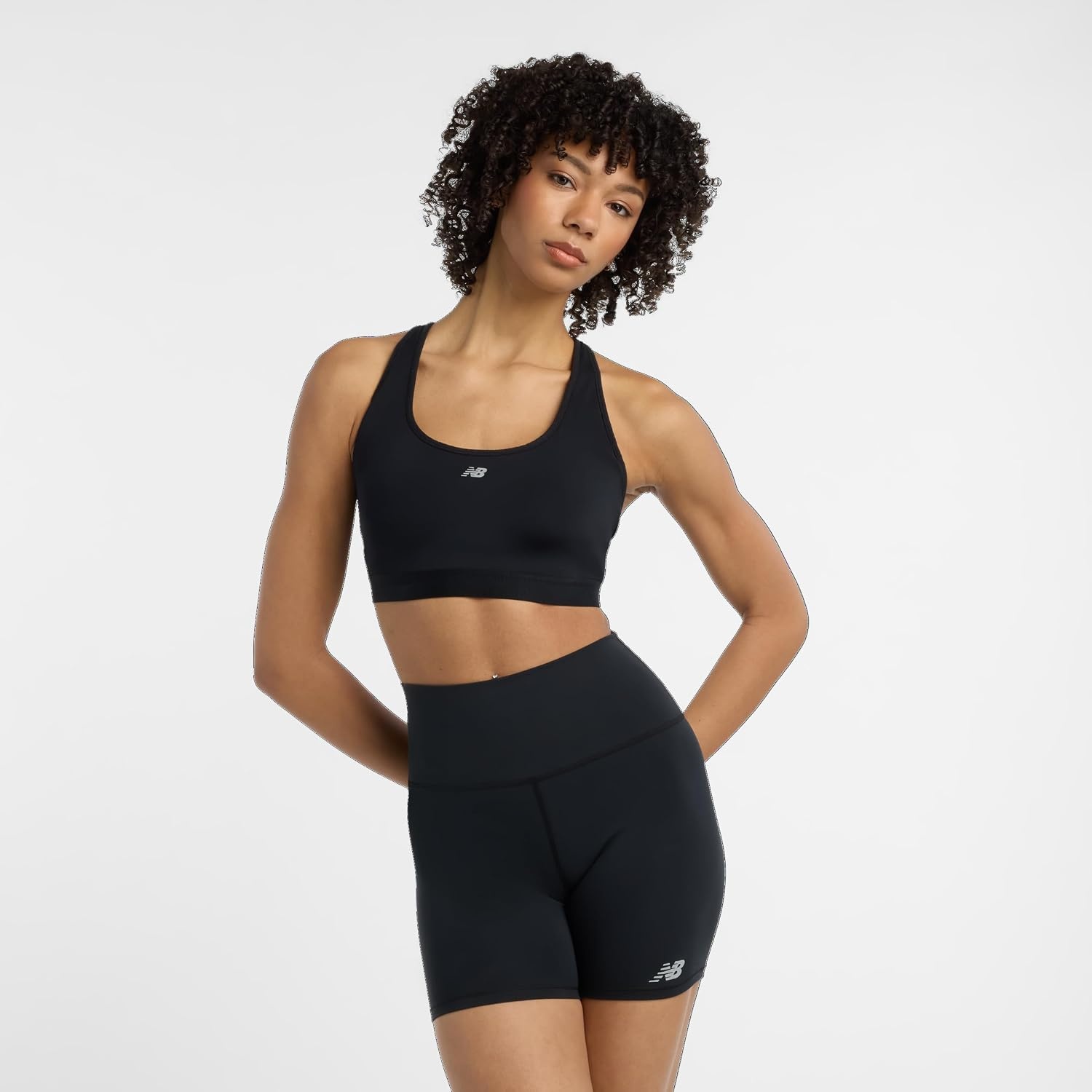 image:imageNew Balance Womens NB Essential Run BraBlackBlackBlack