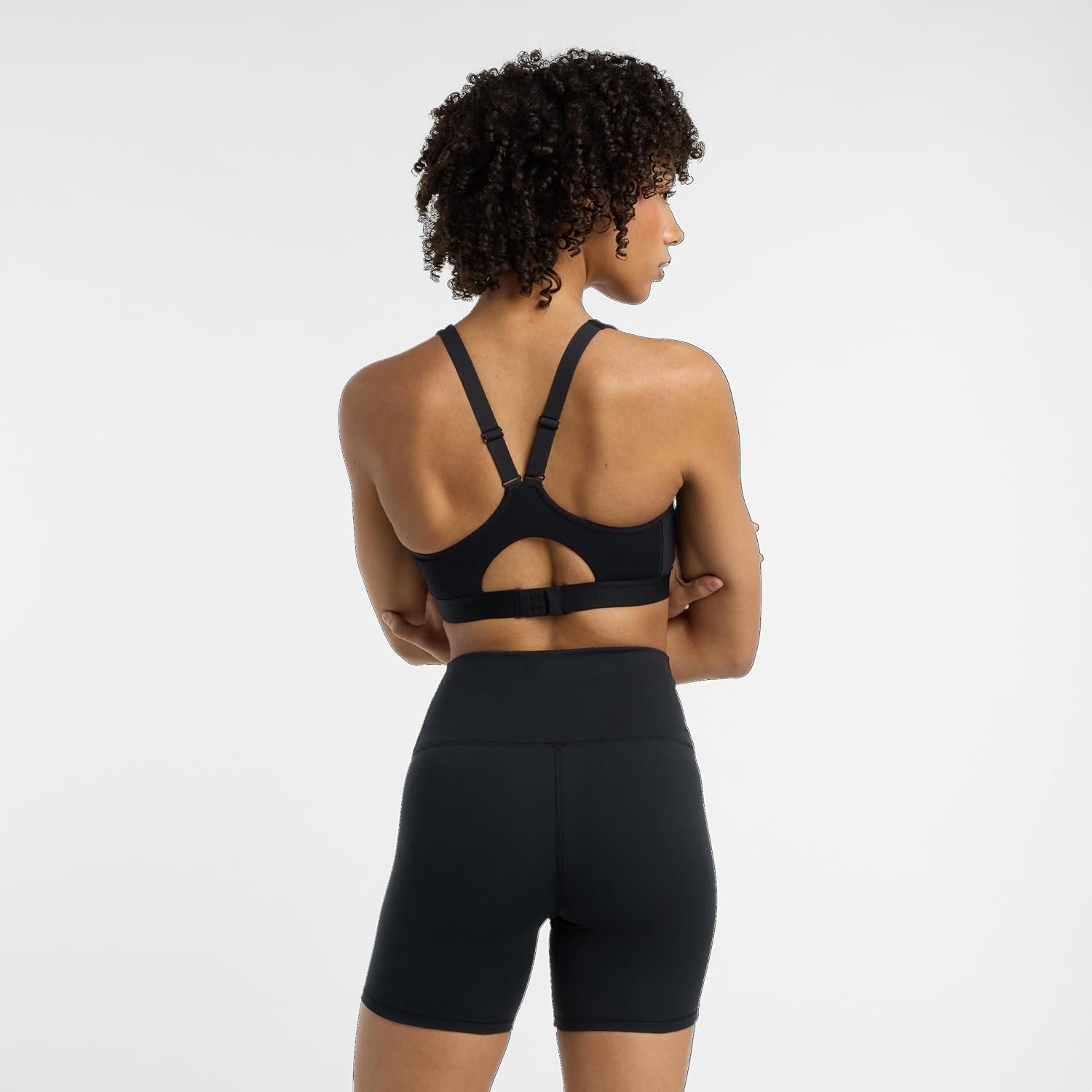 image:imageNew Balance Womens NB Essential Run BraBlackBlackBlack