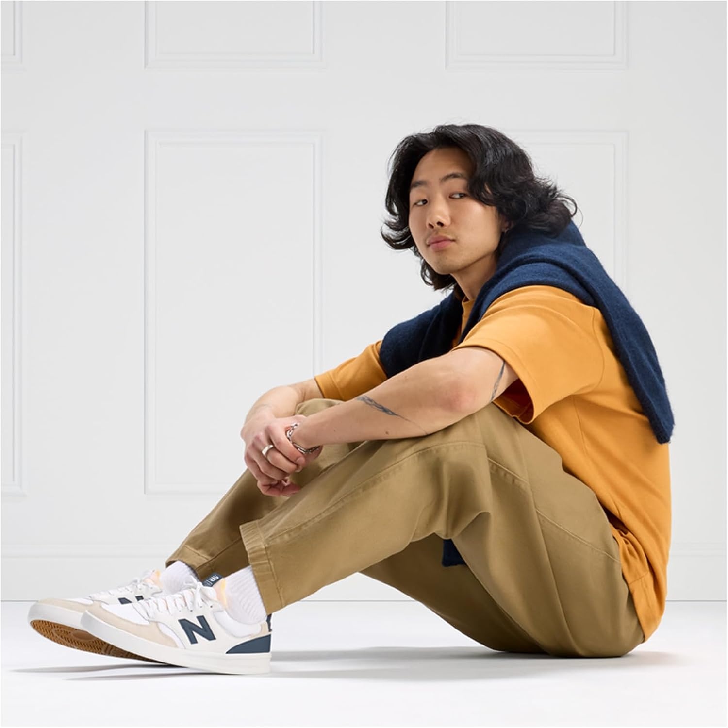 image:imageNew Balance mens Ct300 V3 SneakerWhiteSea SaltVintage Indigo