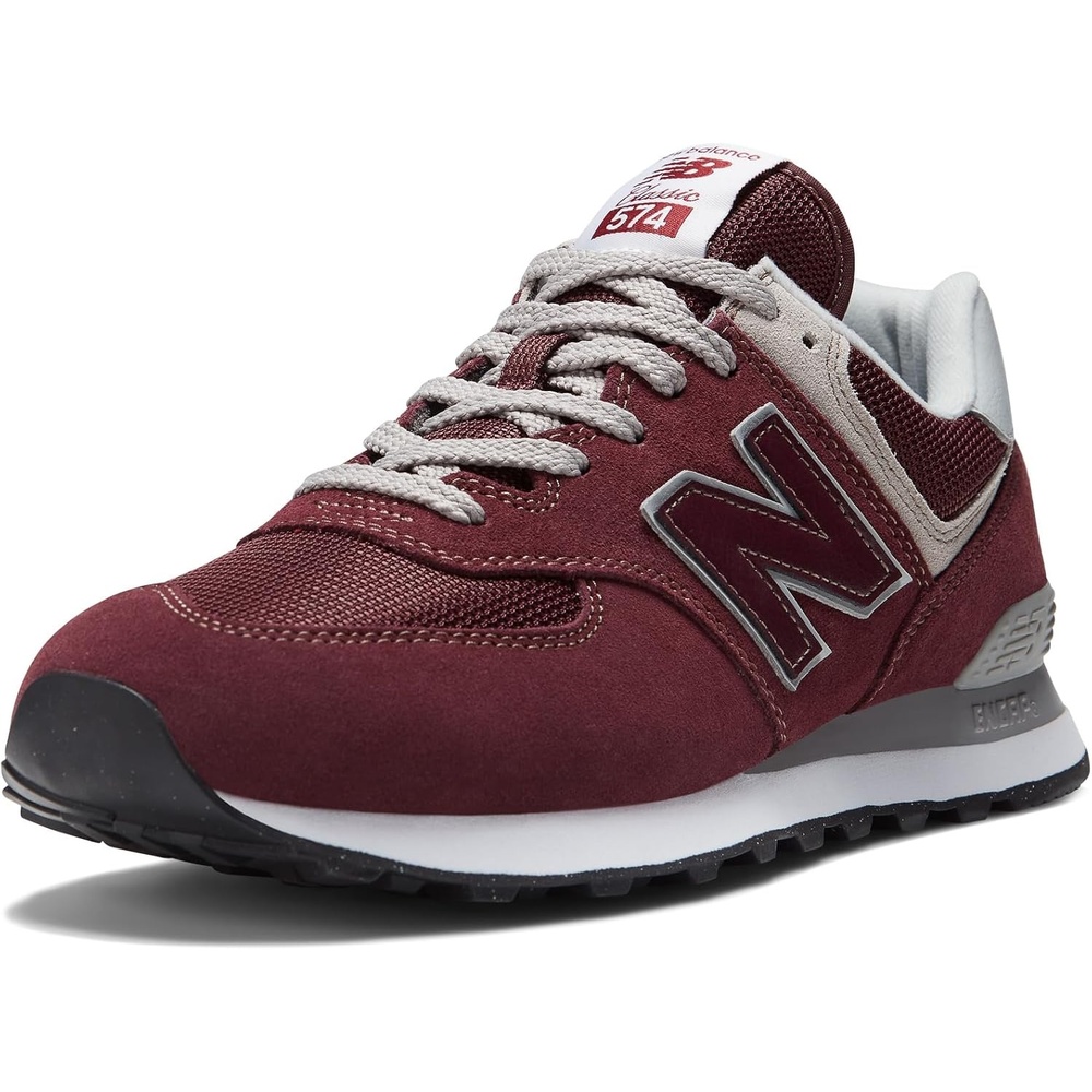 image:imageNew Balance 574 Unisex Shoes Casual ShoesBurgundyWhite