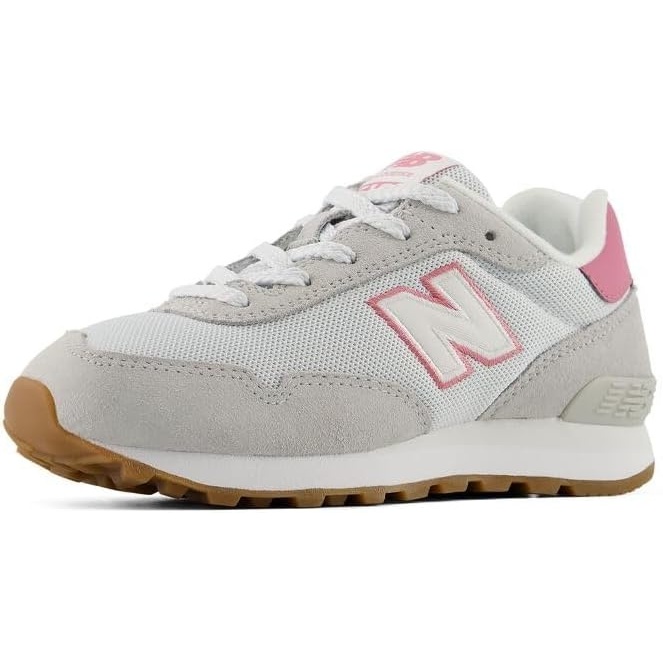 image:imageNew Balance Kids 515 Lace Sneaker Little Kid Casual ShoesQuartz GreyPink Eraser