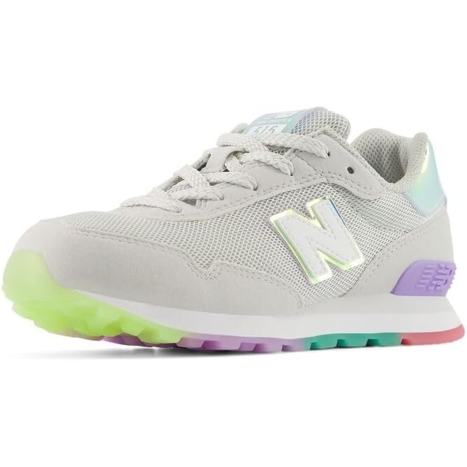 image:imageNew Balance Kids 515 V1 Hook and Loop SneakerGrey MatterLilac Glo
