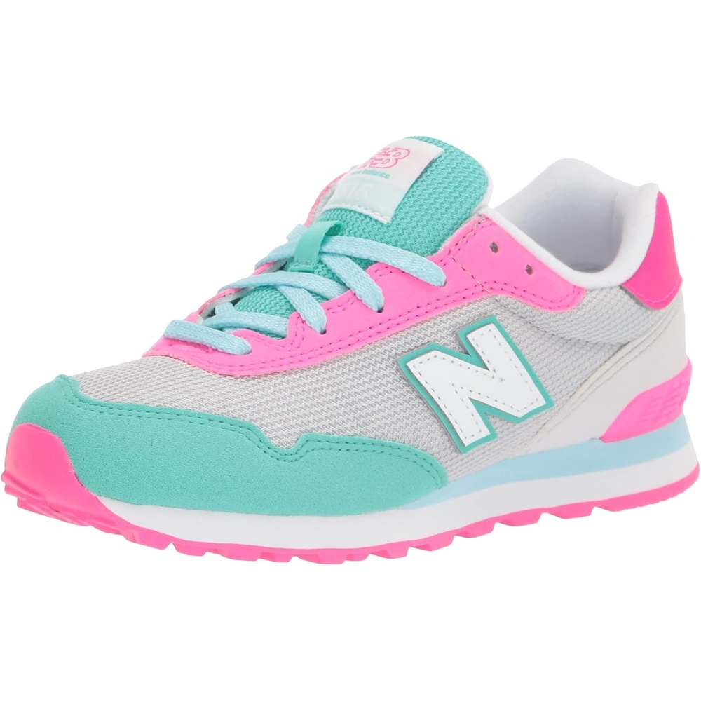 image:imageNew Balance Kids 515 V1 Hook and Loop SneakerSummer FogPink Glo