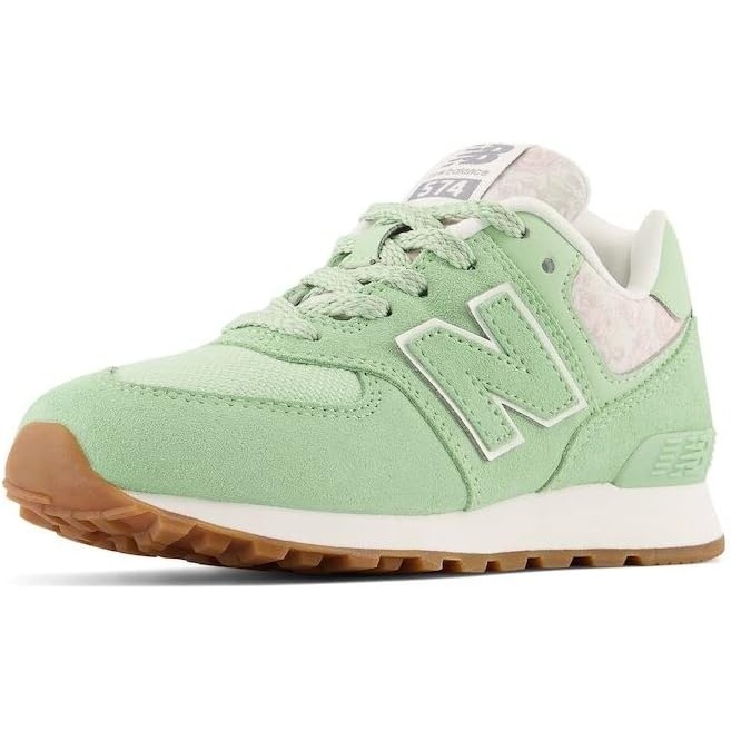 image:imageNew Balance Kids 574 V1 Classic LaceUp Sneaker Big KidAvocadoSea Salt