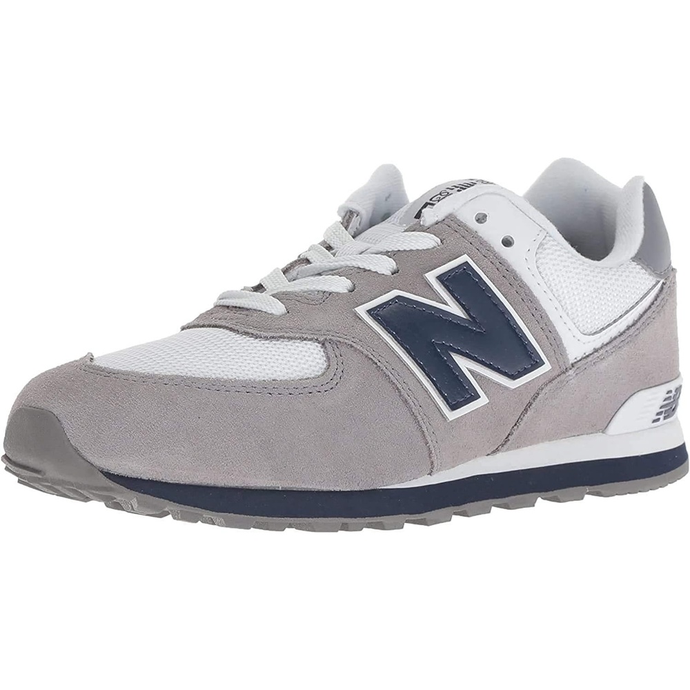 image:imageNew Balance Kids 574 V1 Classic LaceUp Sneaker Big KidGreyNavy