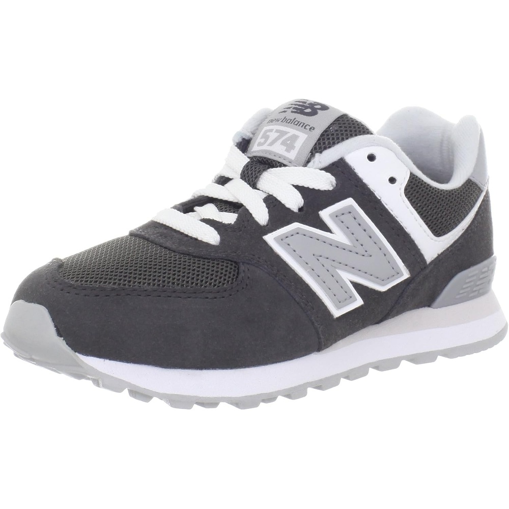 image:imageNew Balance Kids 574 V1 LaceUp Sneakers Casual ShoesGreySilver
