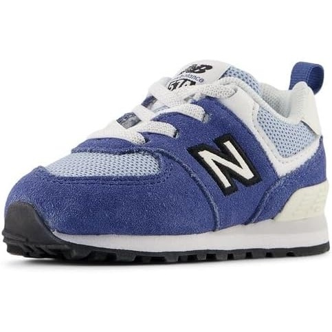 image:imageNew Balance Kids 574 V1 LaceUp Sneakers Casual ShoesMagic BlueOxford Blue