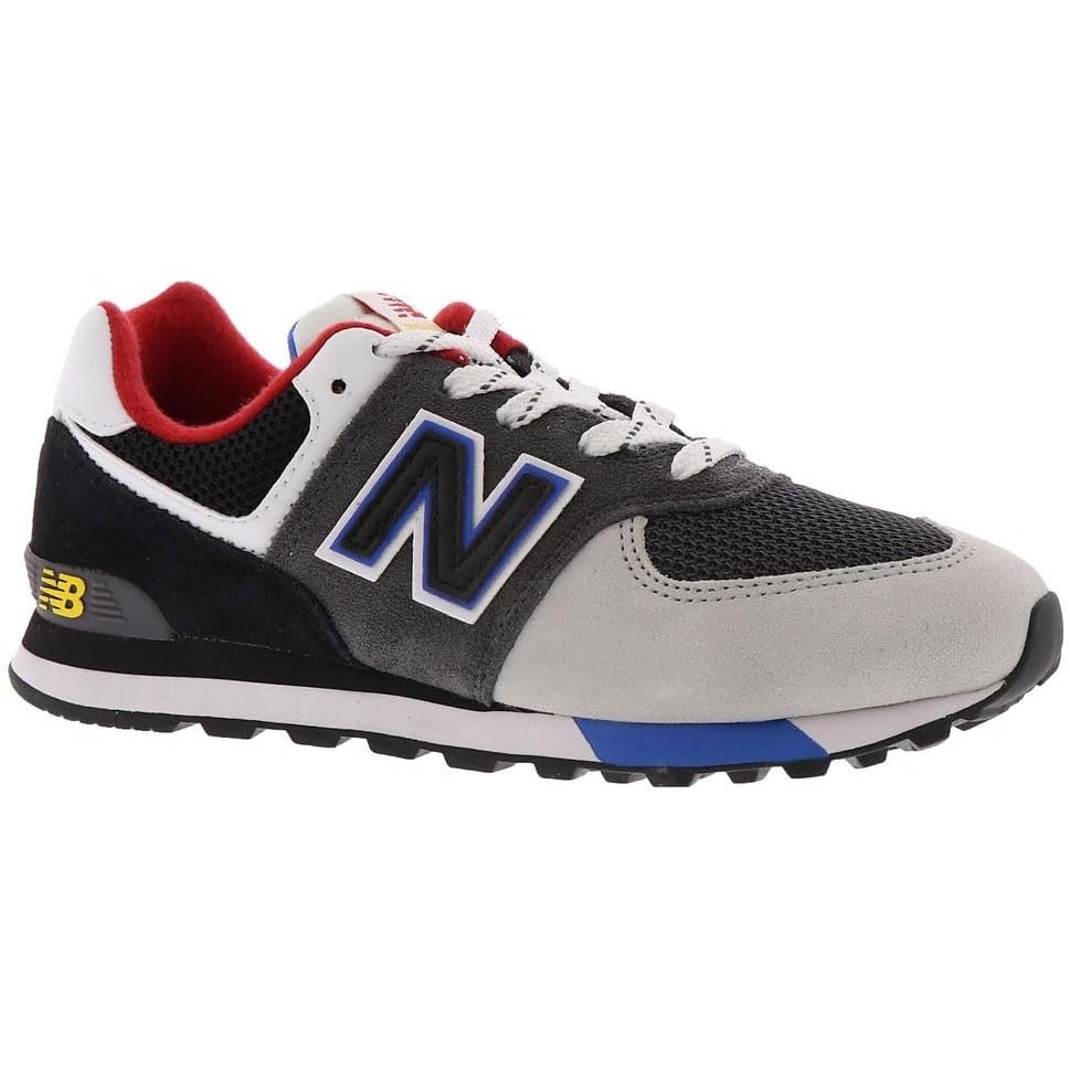 image:imageNew Balance Kids 574 V1 LaceUp Sneakers Casual ShoesMagnetSerene Blue
