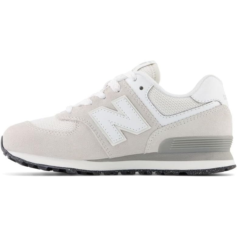 image:imageNew Balance Kids 574 V1 LaceUp Sneakers  Casual ShoesNimbus CloudWhite