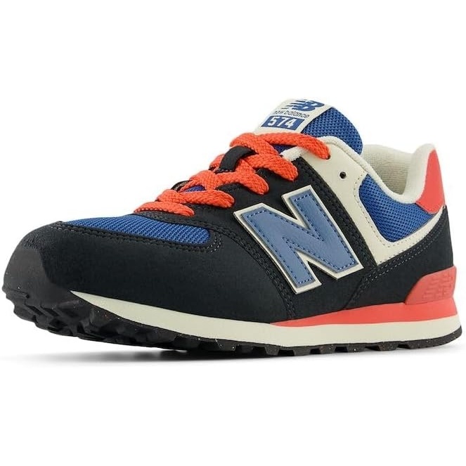 image:imageNew Balance Kids 574 V1 LaceUp Sneakers Casual ShoesPhantomBlast Red