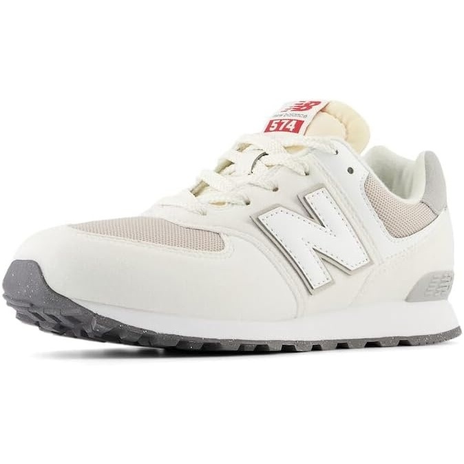 image:imageNew Balance Kids 574 V1 LaceUp Sneakers Casual ShoesSea SaltWhite