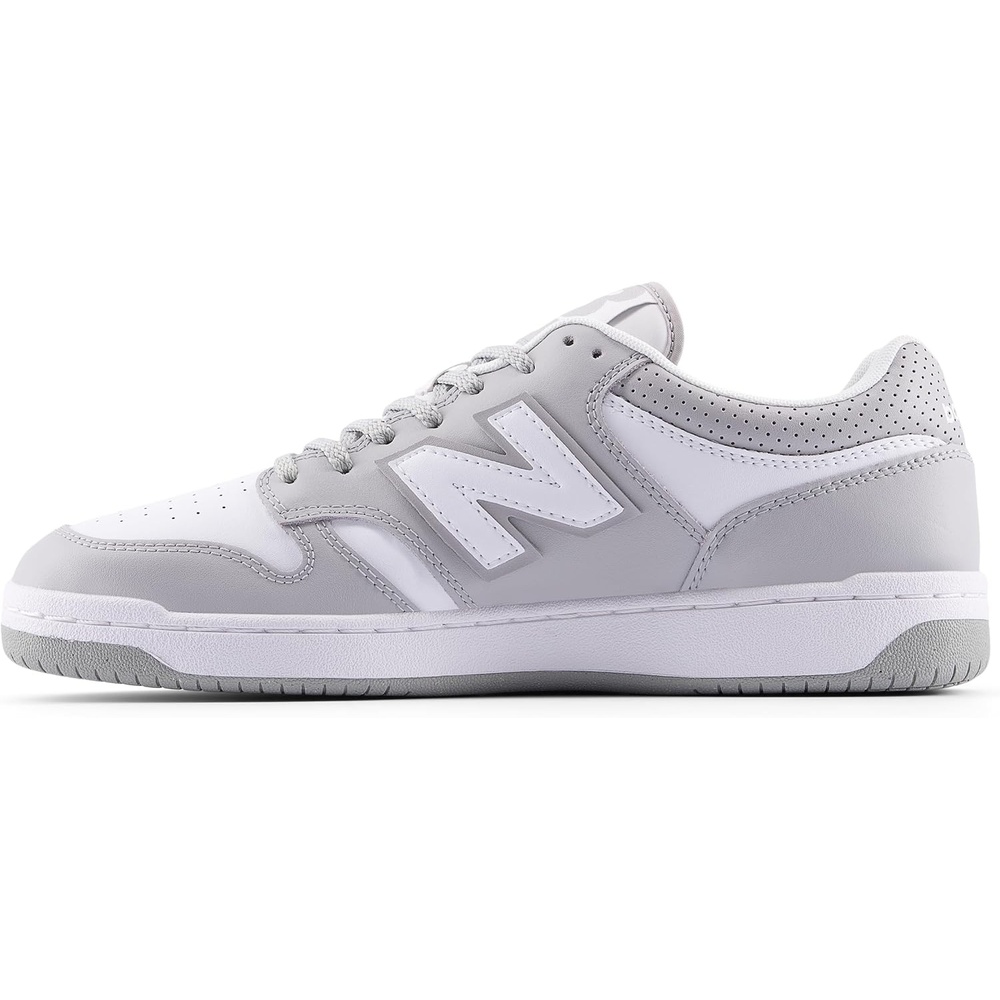image:imageNew Balance Mens 480 V1 SneakersGreyWhite