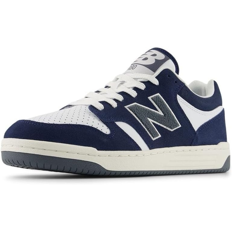 image:imageNew Balance Mens 480 V1 SneakersNb NavyWhite