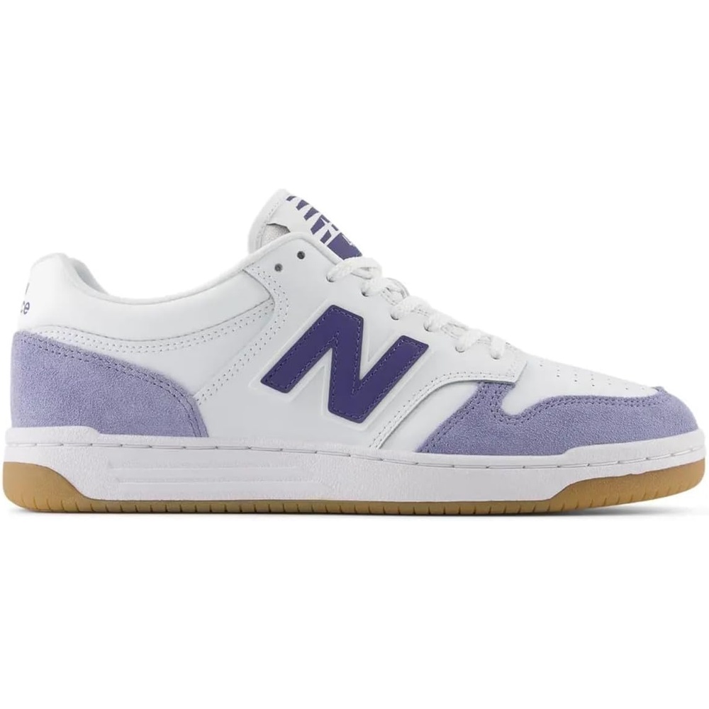 image:imageNew Balance Mens 480 V1 SneakersOyster White Blue