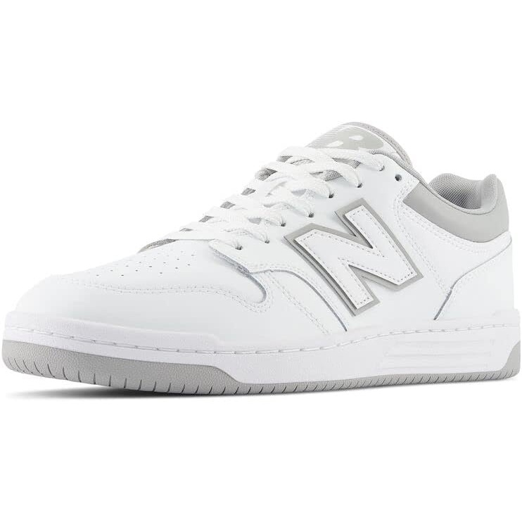image:imageNew Balance Mens 480 V1 SneakersWhiteGrey Matter
