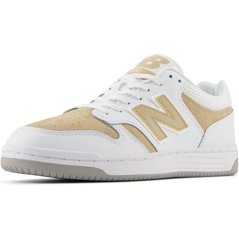 image:imageNew Balance Mens 480 V1 SneakersWhiteLinen