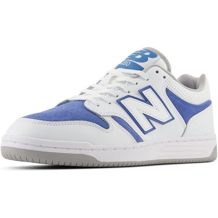 image:imageNew Balance Mens 480 V1 SneakersWhiteRoyal Blue
