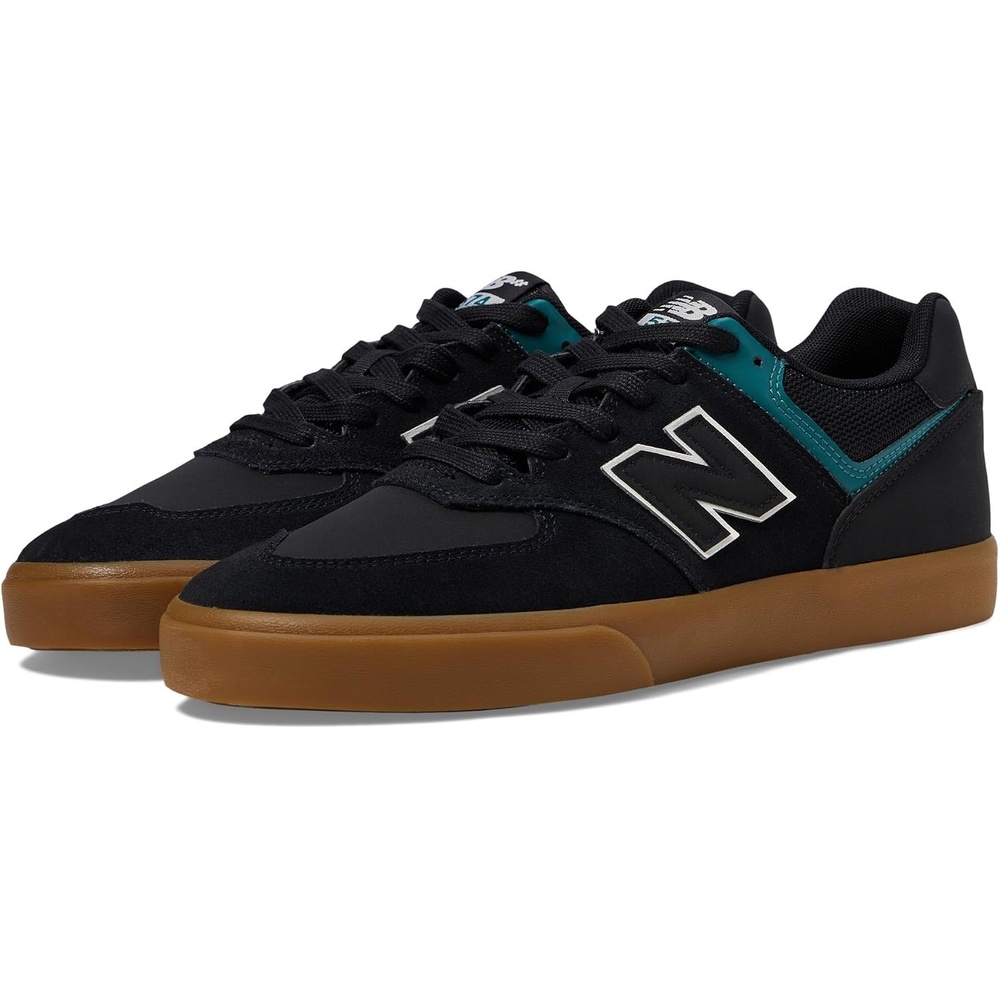 image:imageNew Balance Mens 574 Vulc SneakersBlackVintage Teal