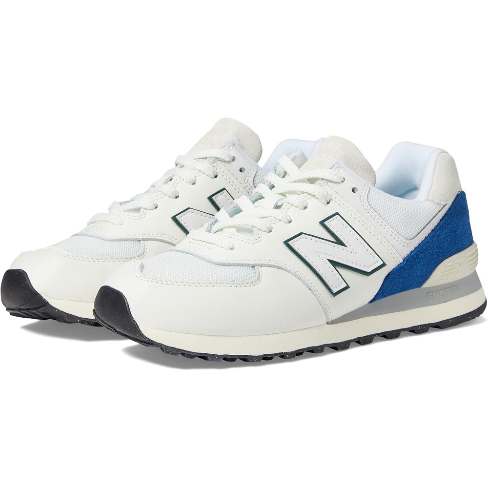 image:imageNew Balance Mens 574 Vulc SneakersWhiteRoyal Blue