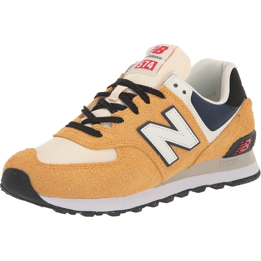 image:imageNew Balance Mens 574 Vulc SneakersYellowGrey
