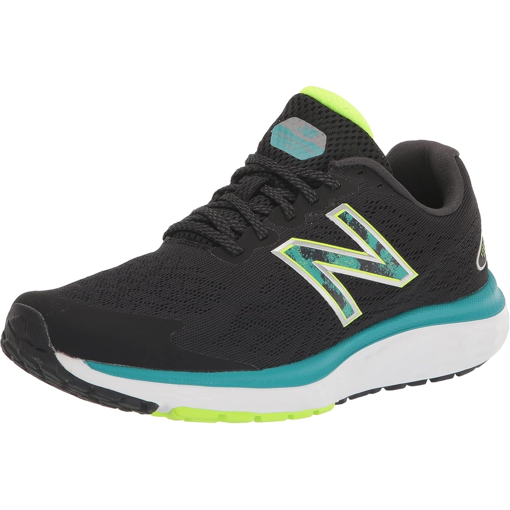 image:imageNew Balance Mens Fresh Foam 680 V7 Running Shoe  Casual ShoesBlackElectric TealPixel Green