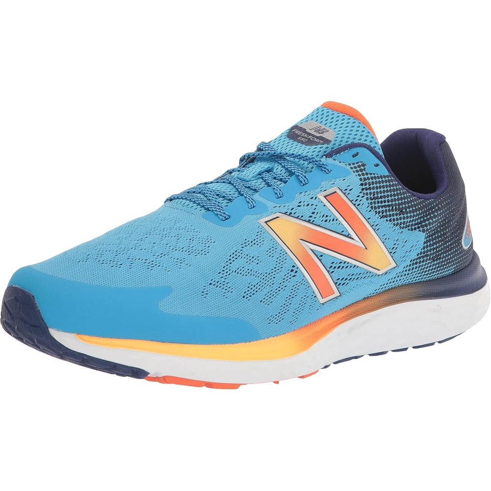image:imageNew Balance Mens Fresh Foam 680 V7 Running Shoe  Casual ShoesVibrant SkyVibrant Orange