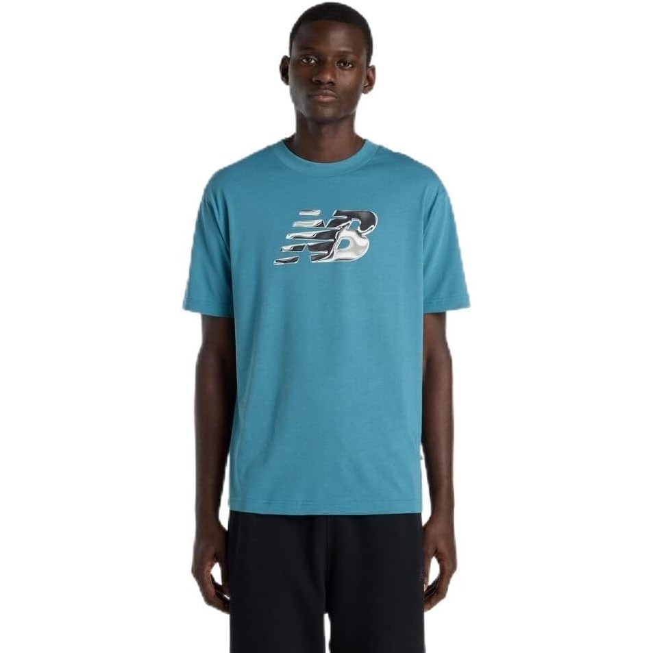 image:imageNew Balance Mens Graphic TShirtBig Teal Future Tech Nb