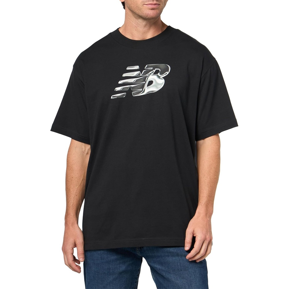image:imageNew Balance Mens Graphic TShirtBlack Future Tech Nb