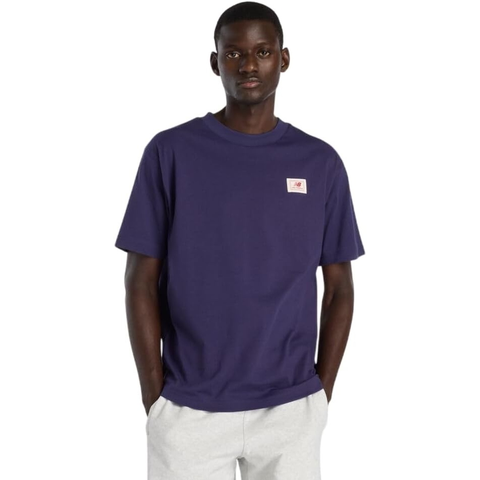 image:imageNew Balance Mens Graphic TShirtBoysenberry Woven Label