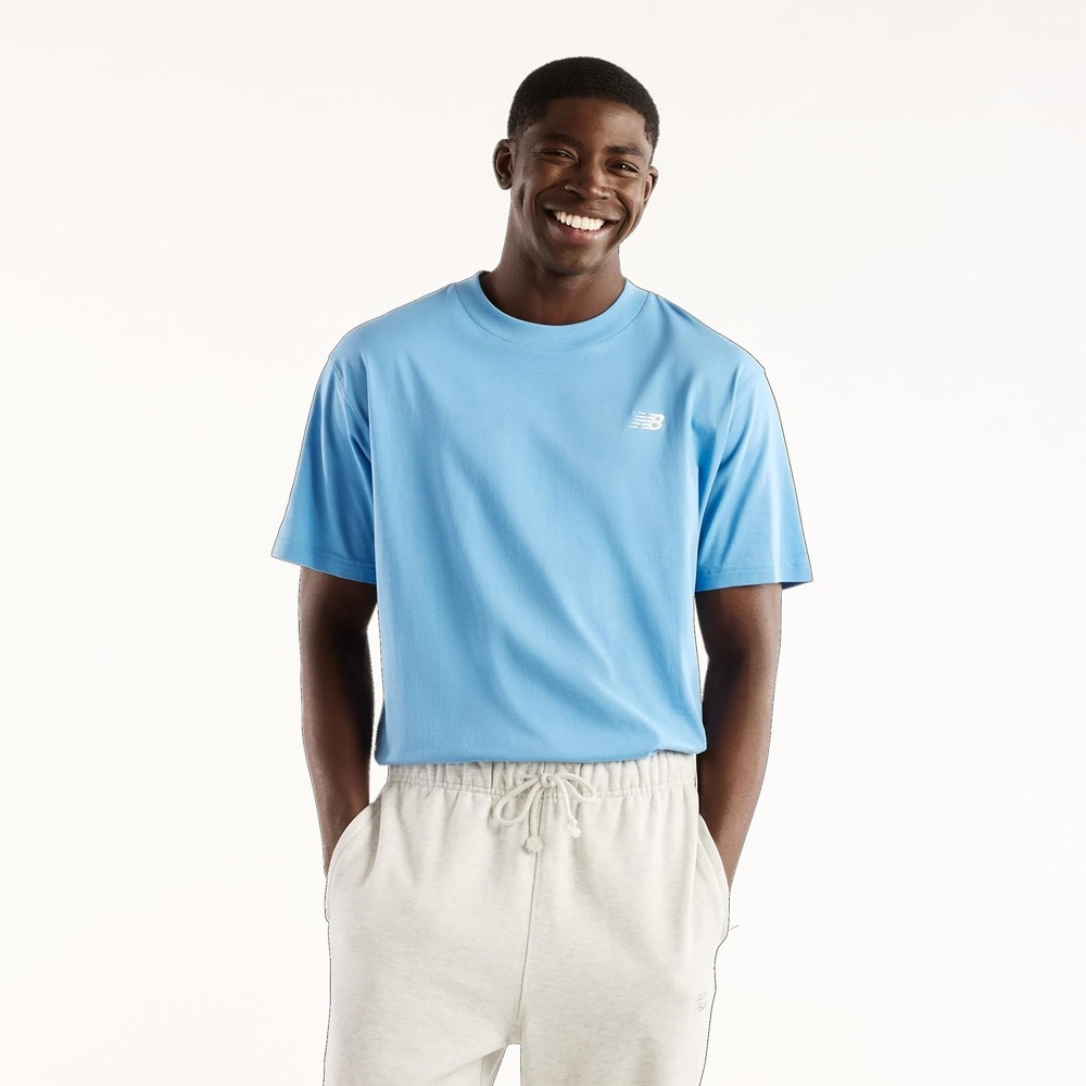 image:imageNew Balance Mens Sport Essentials Cotton TShirtAnalog Blue