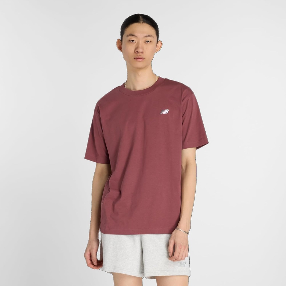 image:imageNew Balance Mens Sport Essentials Cotton TShirtWashed Burgundy