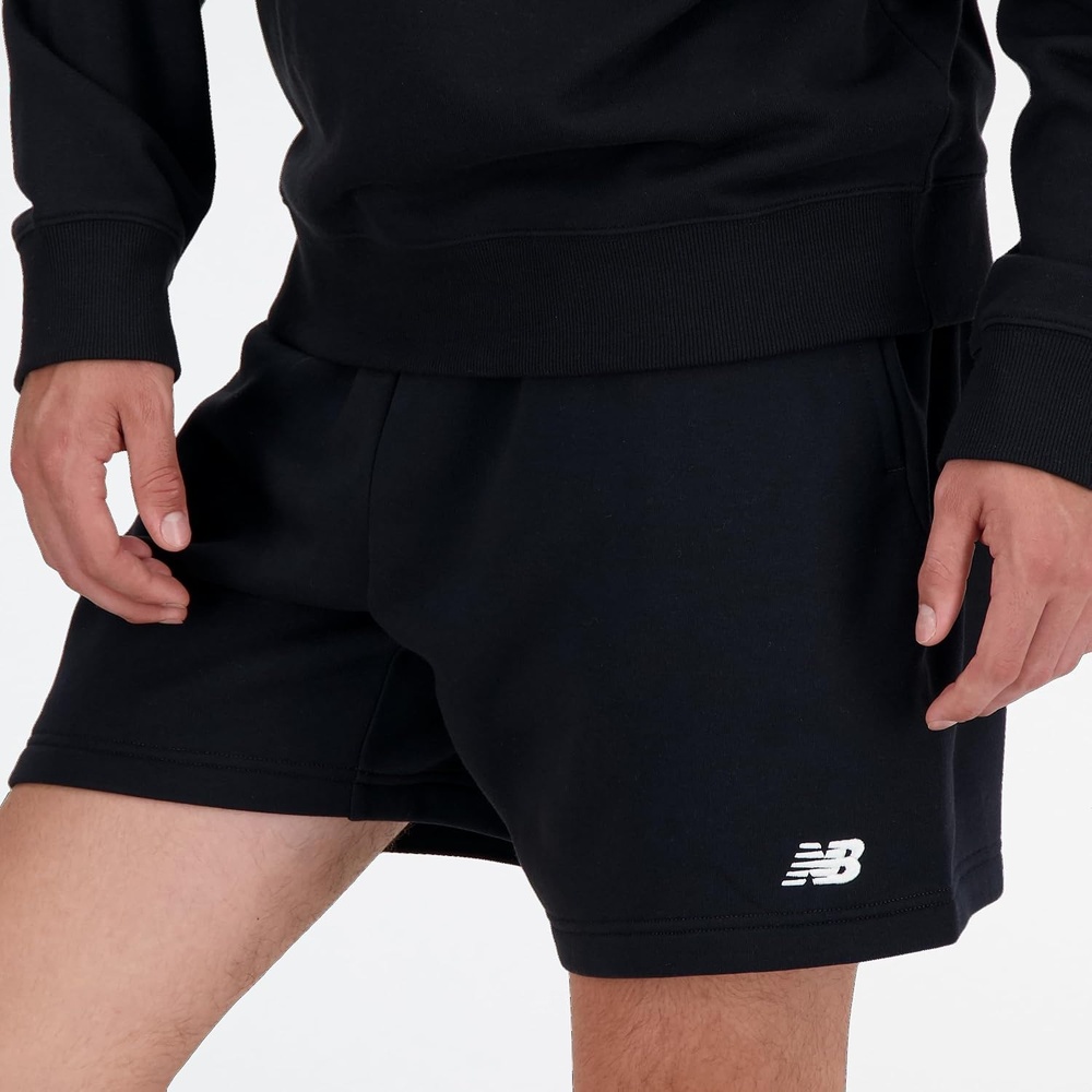 image:imageNew Balance Mens Sport Essentials Fleece Short 7 Black XXLarge