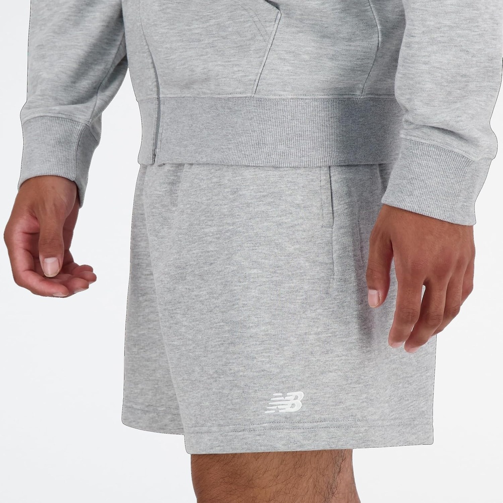 image:imageNew Balance Mens Sport Essentials Fleece Short 7Athletic Grey