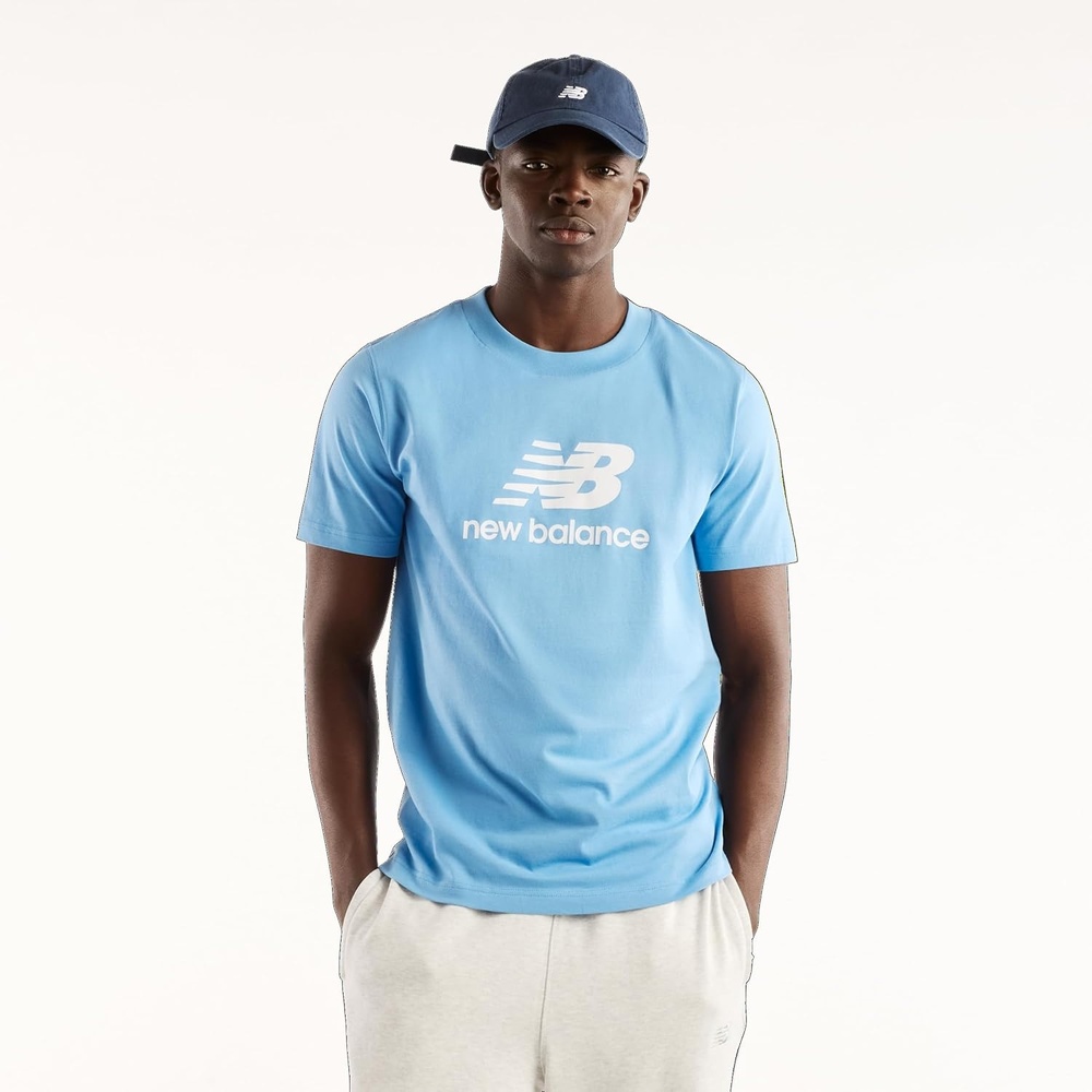 image:imageNew Balance Mens Sport Essentials Logo TShirtAnalog Blue