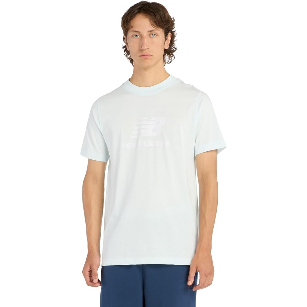 image:imageNew Balance Mens Sport Essentials Logo TShirtGlint Blue