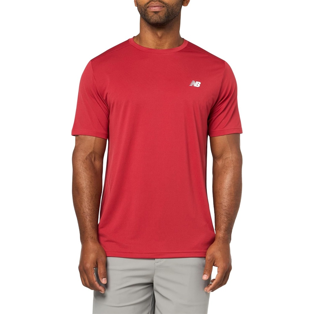 image:imageNew Balance Mens Sport Short Sleeve TShirtShadow Red