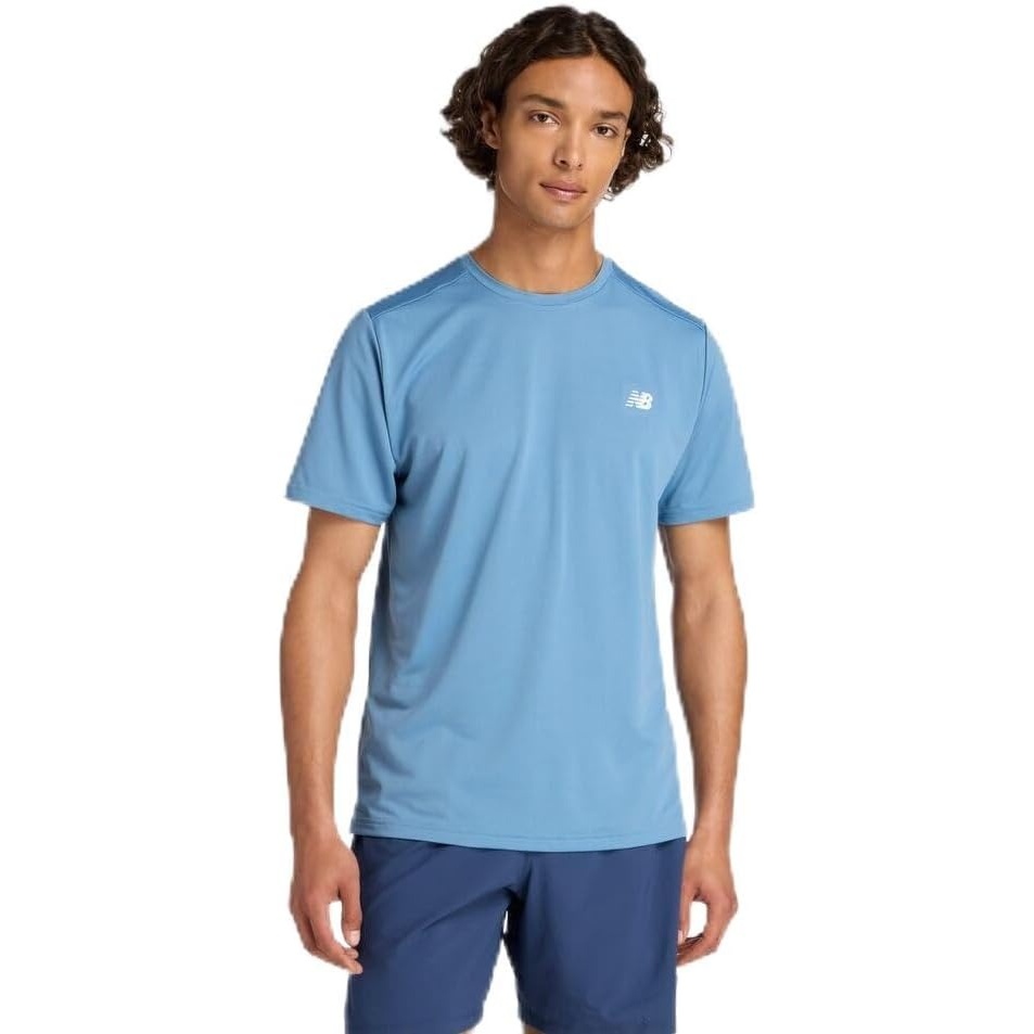 image:imageNew Balance Mens Sport Short Sleeve TShirtShoreline Blue