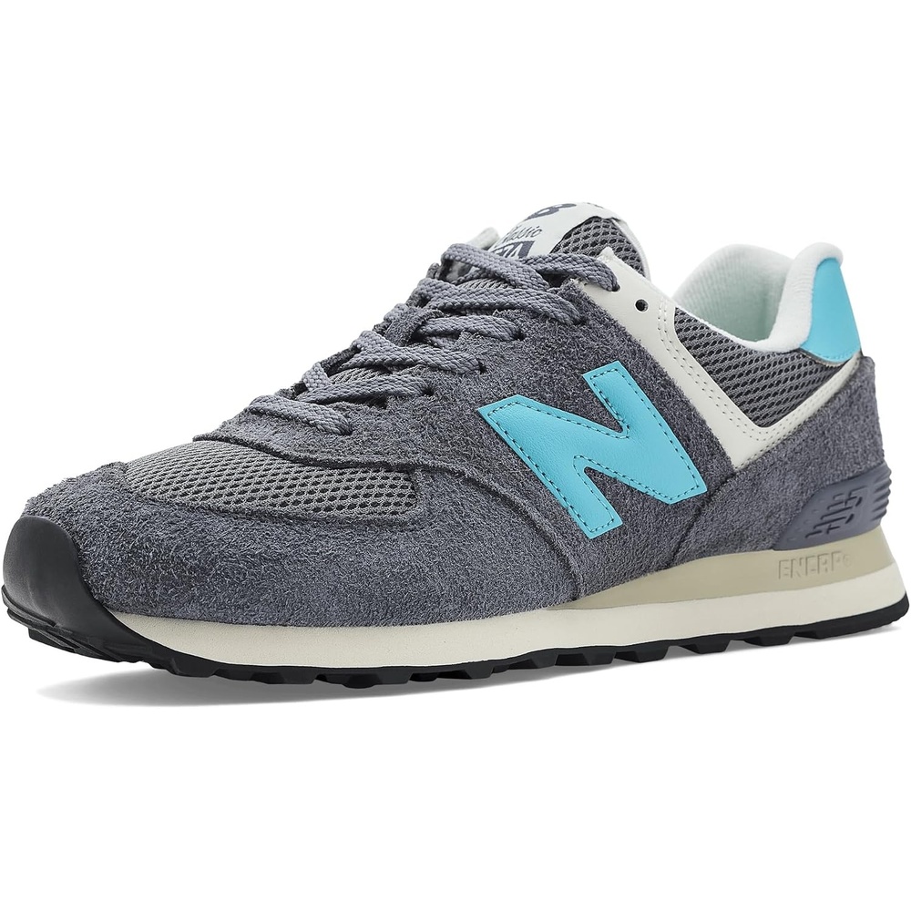 image:imageNew Balance UnisexAdult 574 SneakerNeptune GreyTaffy Blue