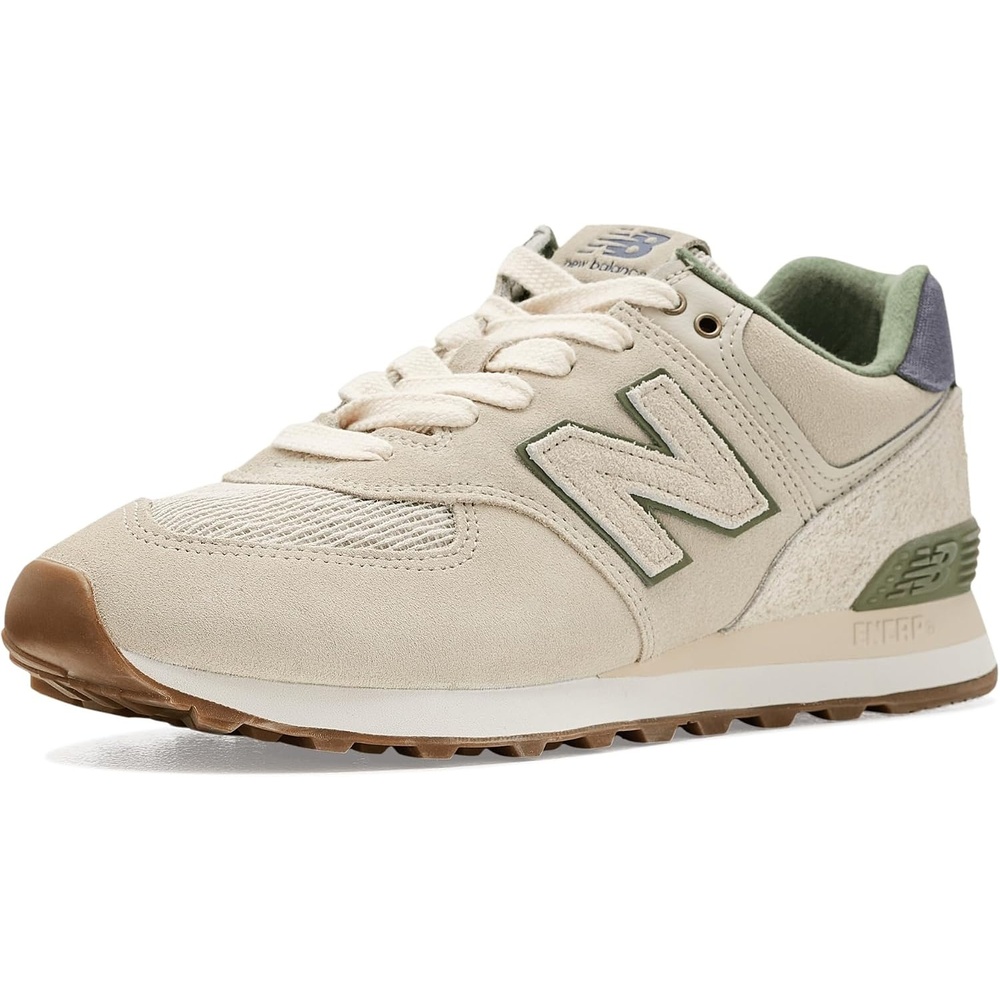 image:imageNew Balance UnisexAdult 574 V2  Casual ShoesOff WhiteDarker Nb Navy
