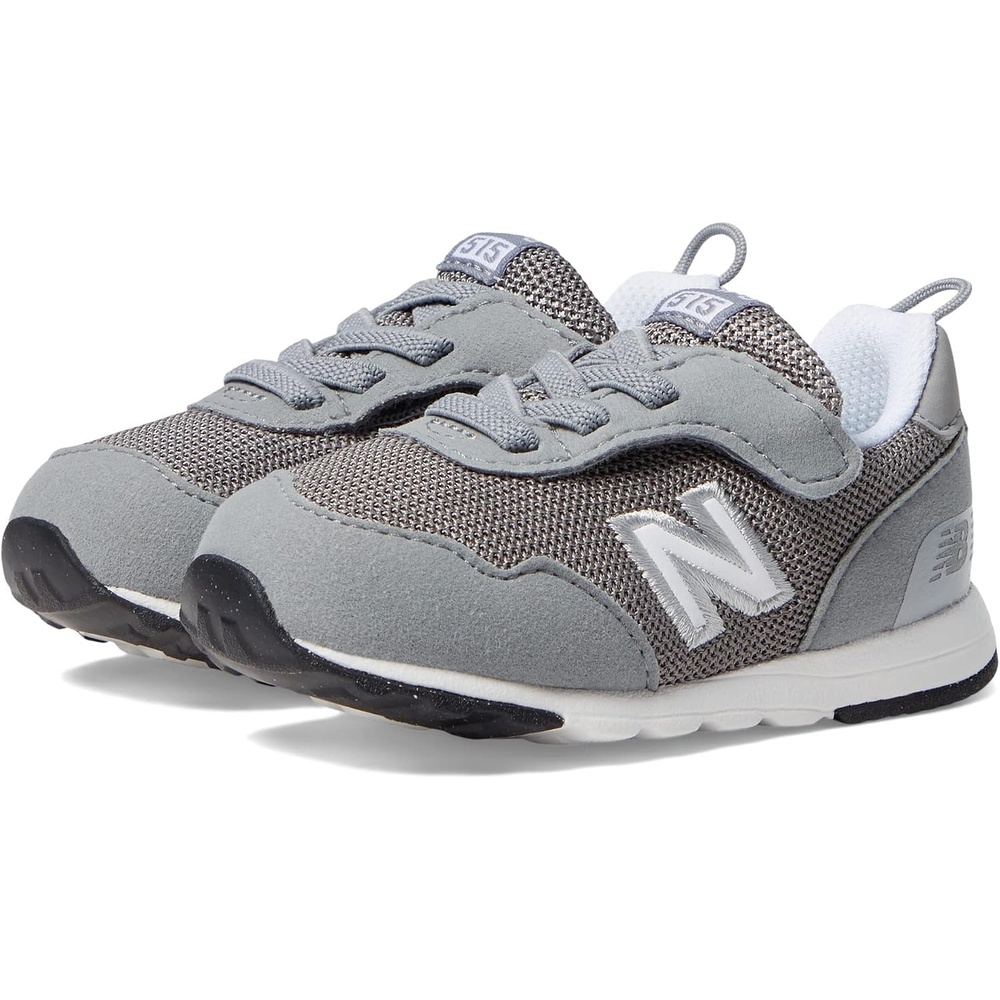 image:imageNew Balance UnisexBaby New Balance Kids 515 Newb Hook amp Loop Sneaker Casual ShoesSlate GreyWhite