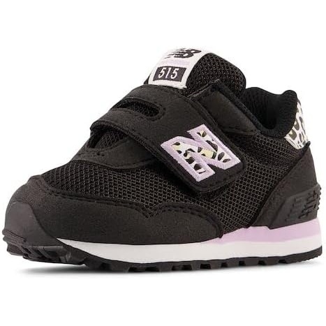 image:imageNew Balance UnisexChild 515 V1 Hook amp Loop Walking ShoesBlackCyber Lilac