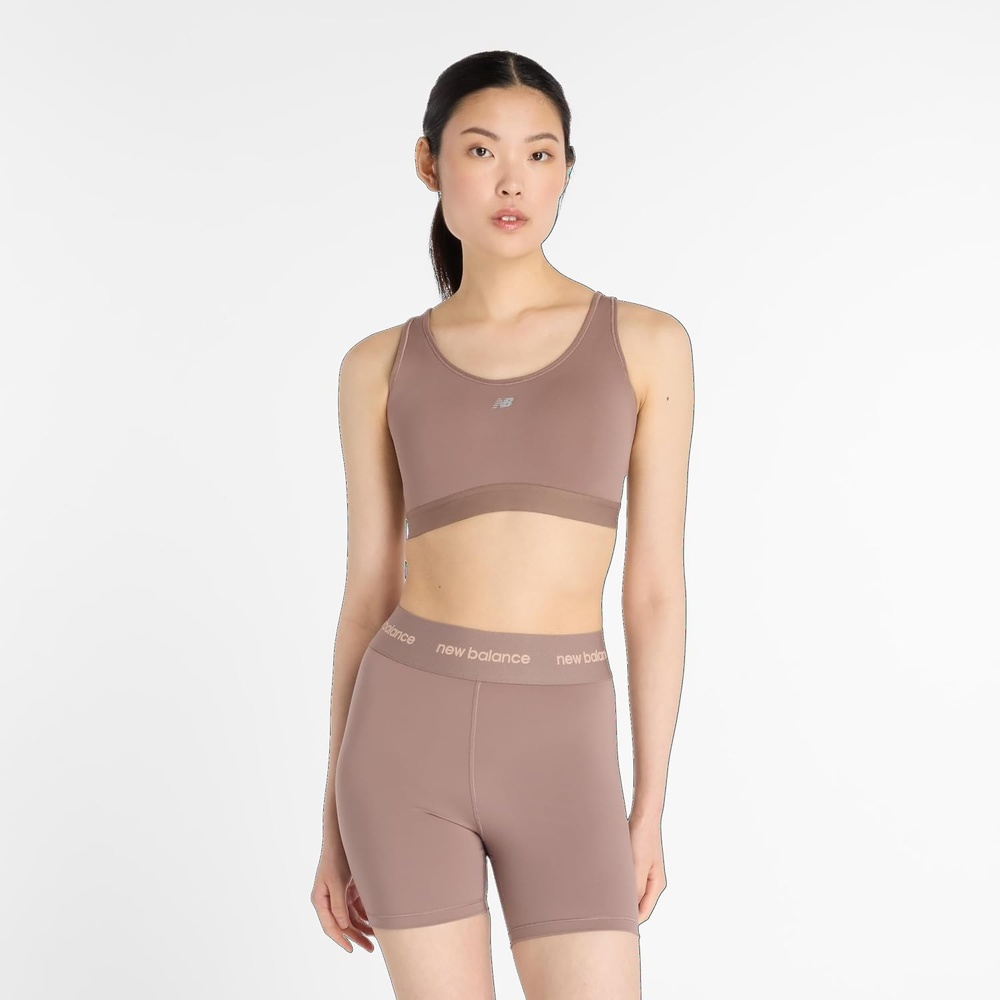 image:imageNew Balance Womens NB Essential Run BraEarth Shadow